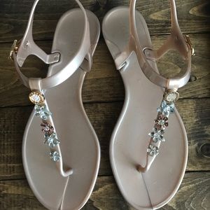 Guess rose gold metallic sandal